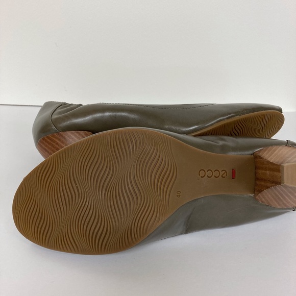 New Ecco ladies open toe pumps 40 (9) NWOT - Picture 4 of 5